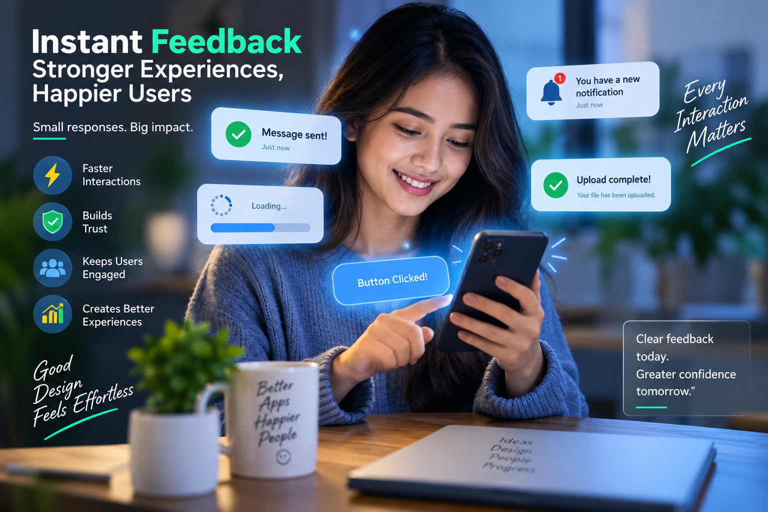 The Psychology Of Instant Feedback: How Modern Apps Keep Users Engaged